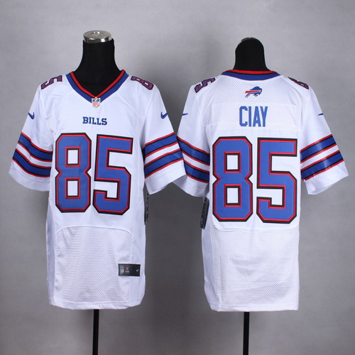 Nike Buffalo Bills #85 Charles Clay 2013 White Elite Jersey