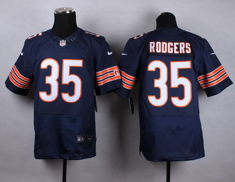 Nike Chicago Bears #35 Jacquizz Rodgers Blue Elite Jersey