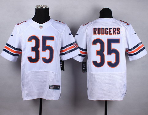 Nike Chicago Bears #35 Jacquizz Rodgers White Elite Jersey