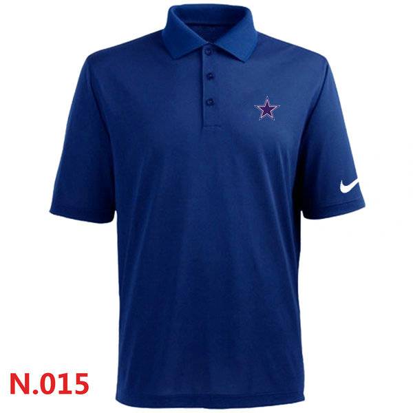 Nike Dallas cowboys 2014 Players Performance Polo -Blue T-shirts
