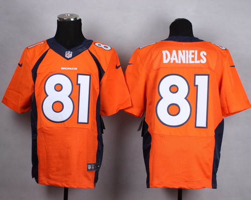 Nike Denver Broncos #81 Owen Daniels 2013 Orange Elite Jersey