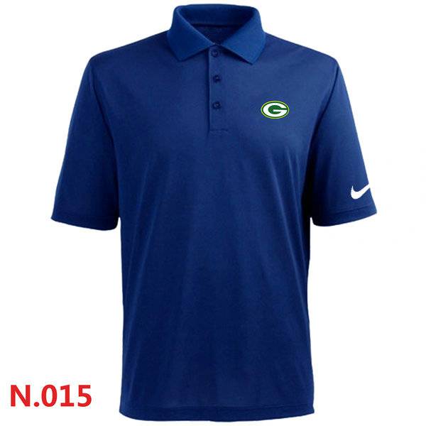 Nike Green Bay Packers 2014 Players Performance Polo -Blue T-shirts