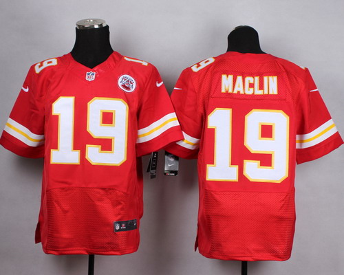 Nike Kansas City Chiefs #19 Jeremy Maclin Red Elite Jersey