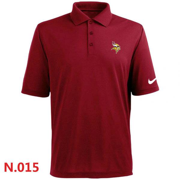 Nike Minnesota Vikings 2014 Players Performance Polo -Red T-shirts