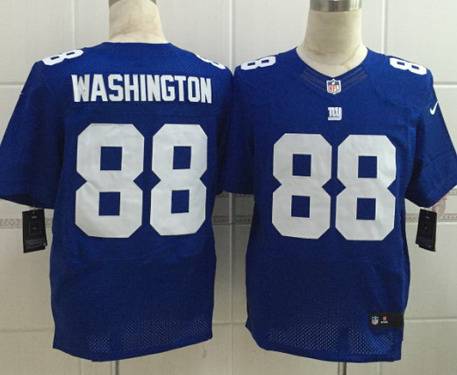Nike New York Giants #88 Corey Washington Blue Elite Jersey