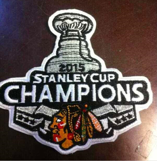 2015 NHL Chicago Blackhawks stanlep cup champion patch