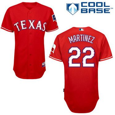 Texas Rangers #22 Nick Martinez 2014 Red Jersey