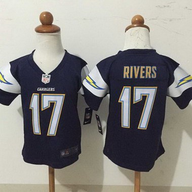 Toddler San Diego Chargers #17 Philip Rivers Navy Blue Team Color NFL Nike Game Jersey