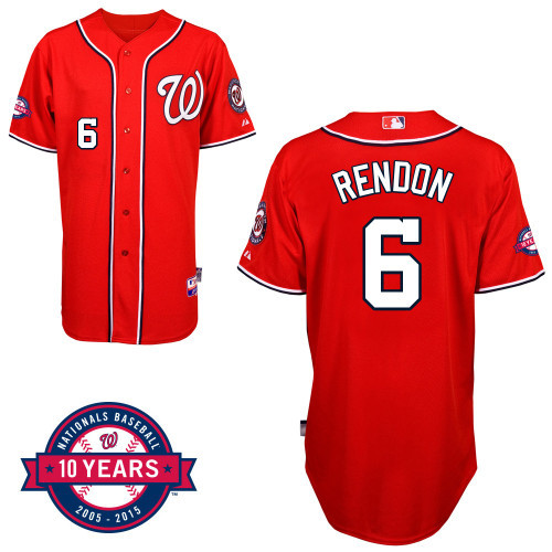 Washington Nationals #6 Anthony Rendon Red 10TH Jersey