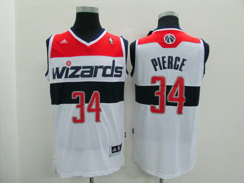 NBA Washington Wizards #34 Paul Pierce Revolution 30 Swingman White Jersey