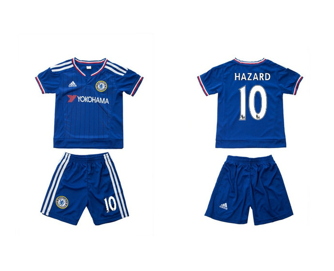 Youth 15-16 Chelsea Jersey Soccer Uniform Short Sleeves Home Blue #10