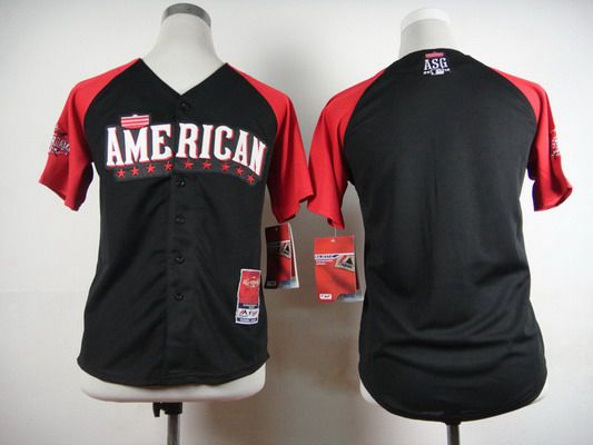 Youth American League 2015 MLB All-Star Black Cool Base Jersey